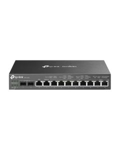 TP-Link Omada TL-ER7212PC Gigabit Multi-WAN VPN router met ingebouwde controller voorkant aansluitingen