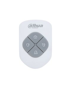 Voorkant van de Dahua ARA24-W2(868) Wireless Keyfob met vier knoppen voor een SOS alarm