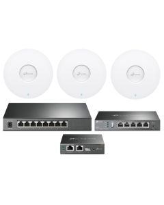 TP-Link Omada EAP673 Starter-Kit Incl. SG2008P, ER605 en OC200 totaalpakket