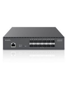 EnGenius CloudSwitch Aggregate 12XG 12-poorts 10G SFP+ Managed Switch voorkant poorten