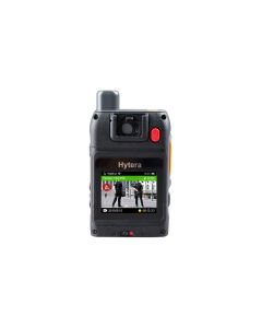 Voorkant van de Hytera VM580D bodycam met Bluetooth GPS WiFi en 4G