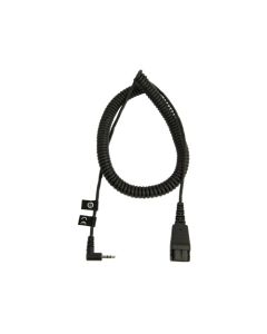 Jabra QD naar 2,5mm Jack (gekruld)