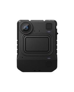 Voorkant van de Motorola VB400 bodycam met Full HD camera en klick fast bevestiging