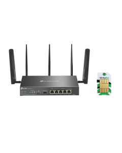 TP-Link Omada ER706W-4G router met prepaid VirtuGo 2GB data simkaart