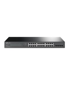 Voorkant van de TP-Link Omada TL-SG2428P 28-poorts managed switch met Gigabit poorten en PoE+