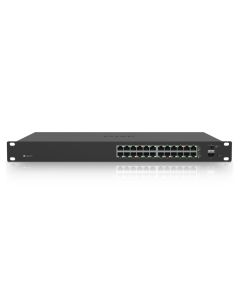 Ubiquiti EdgeSwitch 24-poorts 250W PoE+ voorkant poorten