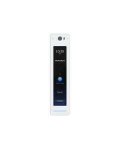 Voorkant van de Ubiquiti UniFi G2 Reader Pro wit video intercom met touchscreen en NFC kaartlezer voor toegangscontrole