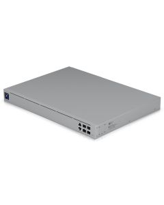 Bovenkant zijkant en voorkant van de Ubiquiti UniFi Next-generation Gateway Enterprise