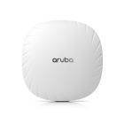 Voorkant van het Aruba AP-515 indoor WiFi 6 access point met Aruba logo