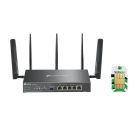 TP-Link Omada ER706W-4G router met prepaid VirtuGo 2GB data simkaart