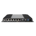 Voorkant van de Peplink MAX BR2 Pro 5G M2M router met alle WAN poorten en LAN poorten en USB aansluiting
