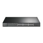 TP-Link Omada TL-SG3428XMP 24-poorts Gigabit L2 Managed Switch met PoE+ en 4x SFP+ voorkant ethernetpoorten