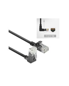 UTP Slimline Kabel Cat6a Hoek omhoog, 2 meter