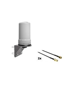 CELL 6138 4G/5G antenne met 2x antennekabel van 1 meter
