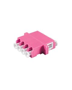 OEM Fiber optic LC quad adapter OM4