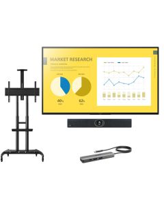 Mobiele 65'' Videomeeting Oplossing