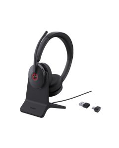 Yealink BH74 UC Bluetooth headset, USB-C/A, met laadstandaard productfoto