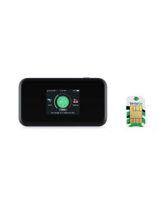 ZTE MU5001 5G MiFi router met VirtuGo SIM 2GB voor internet in Europa en Noord-Amerika