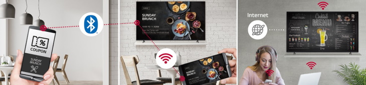 LG display draadloze functies